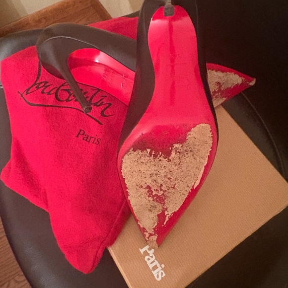 Christian Louboutin Black Stiletto Heels - Picture 5 of 5